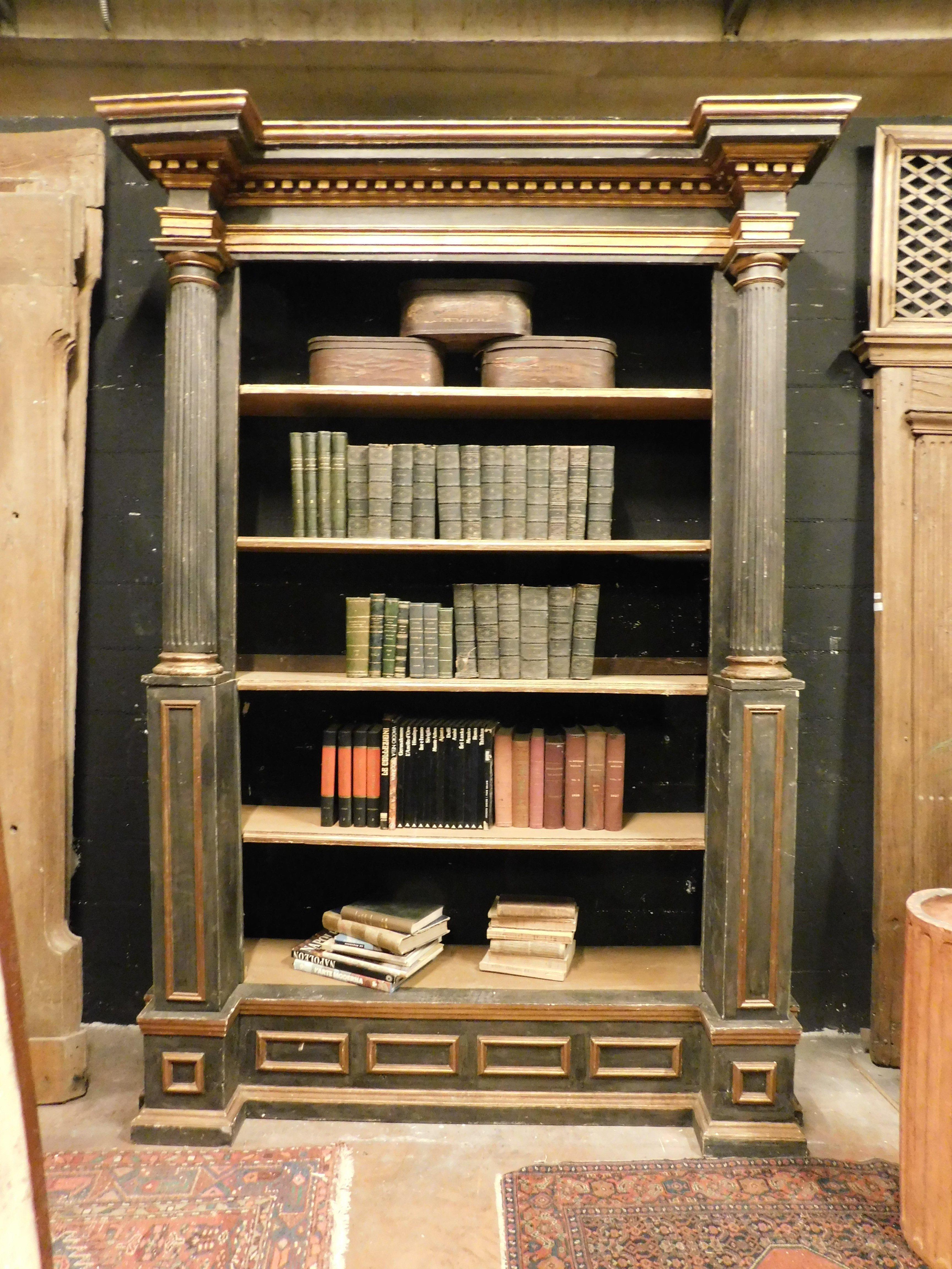 small antique book shelf