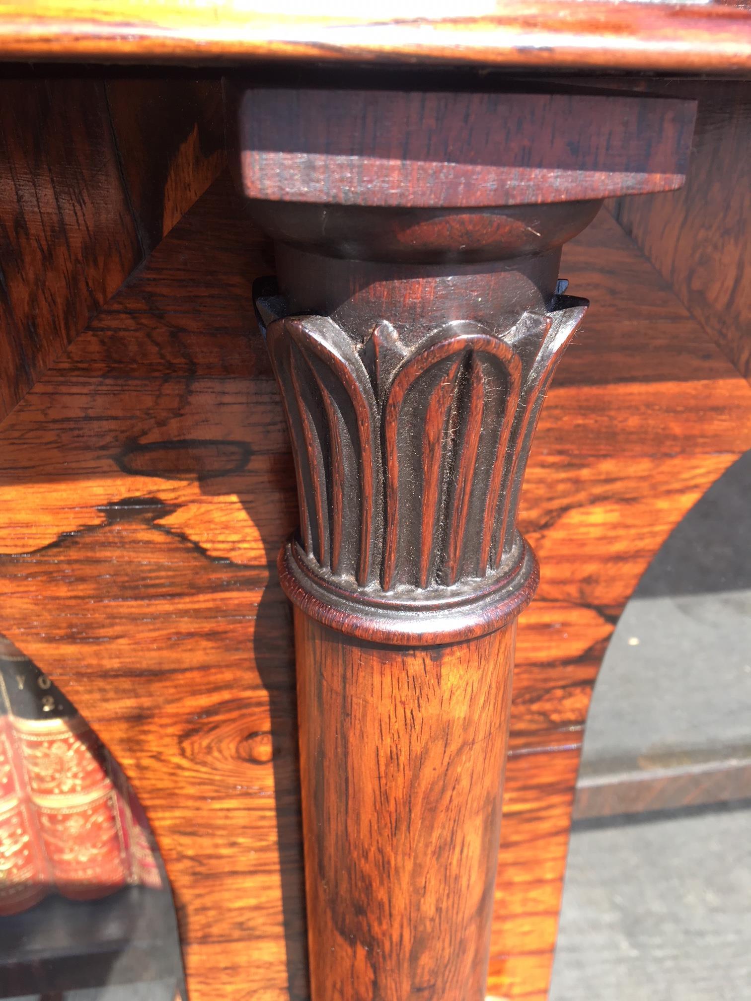 Antique Bookcase in Rosewood, English, circa 1830 3