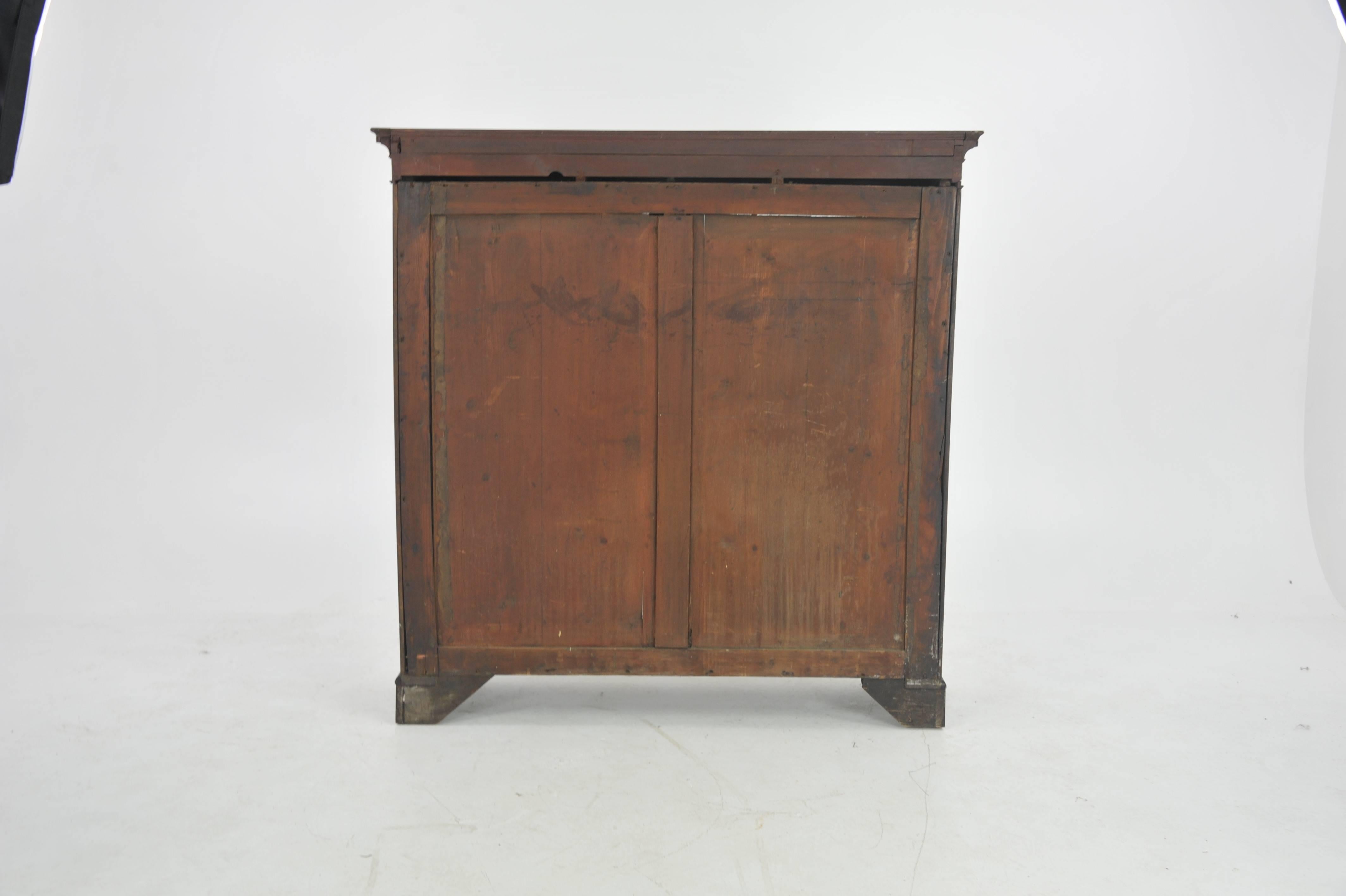 Antique Bookcase, Mahogany, Display Cabinet, Astragal Doors, Scotland 1910, B962 3