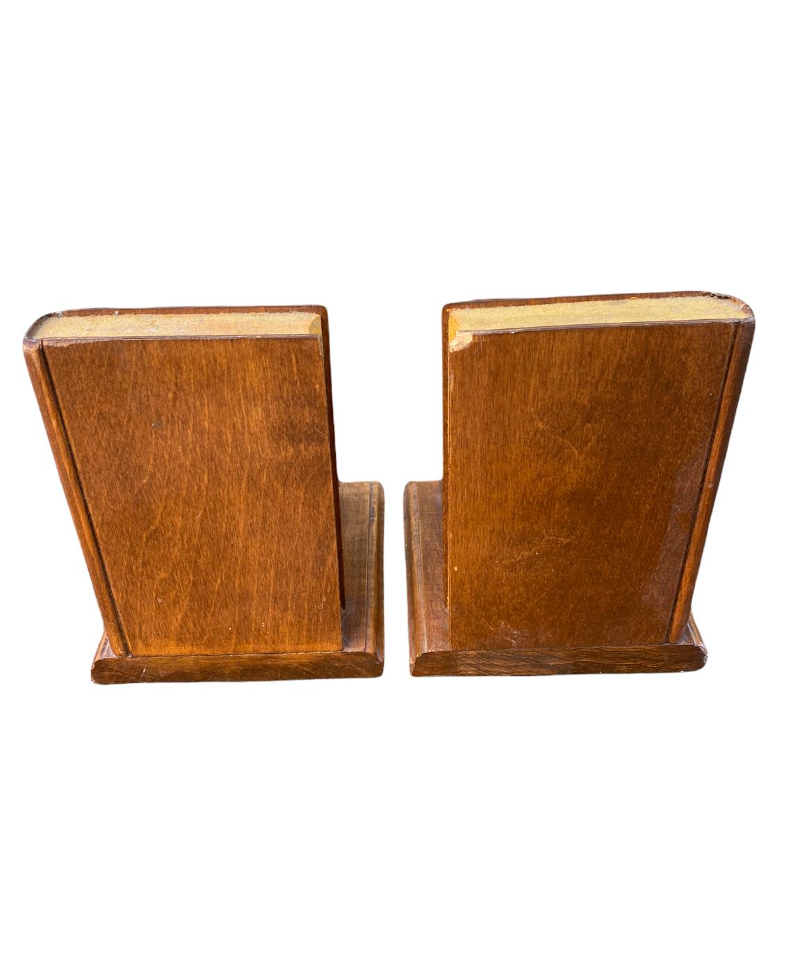 Antique Bookends with Academic Motif 3