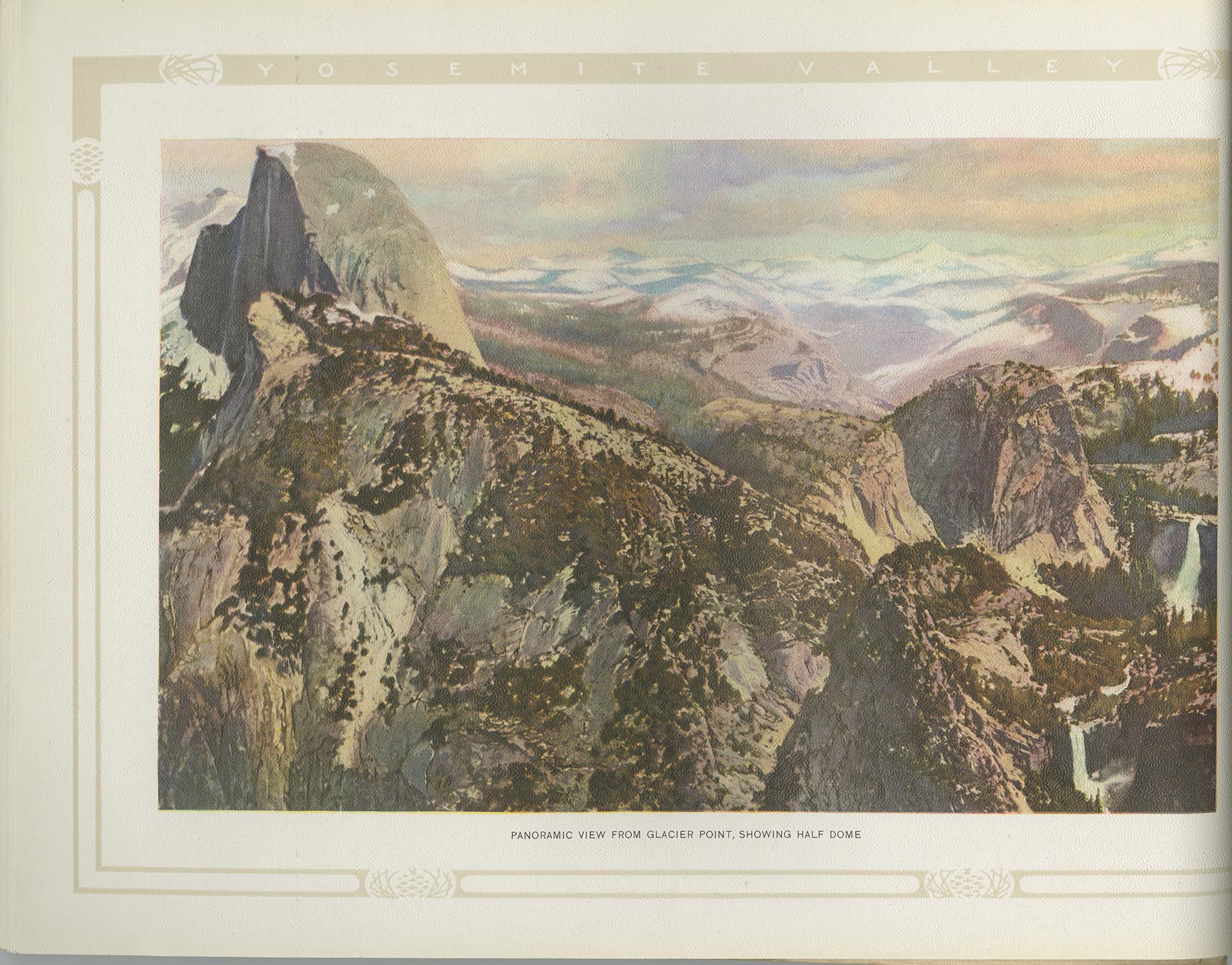 20th Century Antique Booklet 'Yosemite National Park' by O.W. Lehmer, 1912