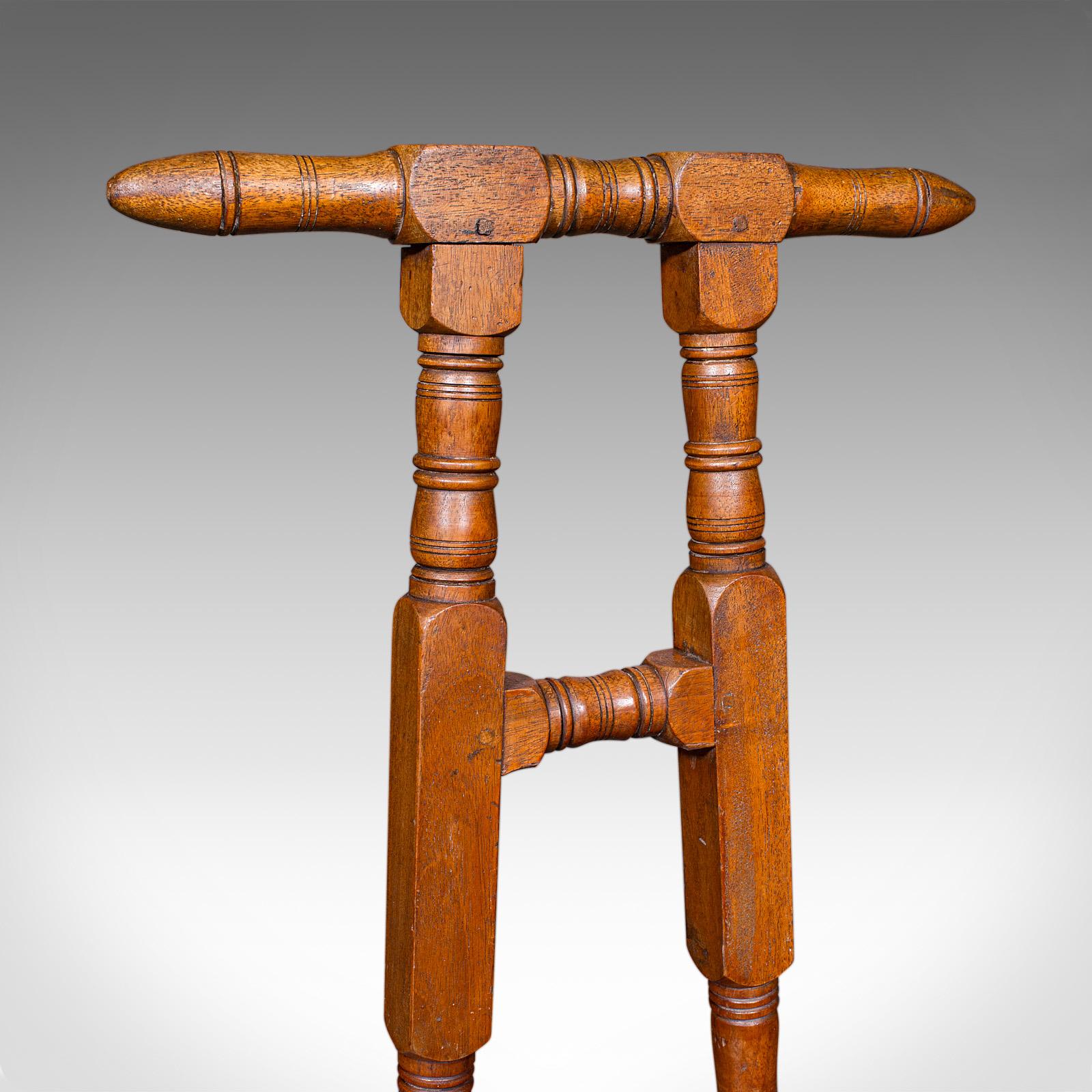 Antique Boot Jack, English, Walnut, Folding Shoe Pull, Victorian, Circa 1870 For Sale 2