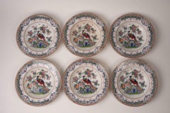 Antique Booths 'Old Dutch Peacock' China 26-Piece Dinner Service