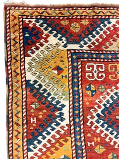 Antique Bordjalou Kazak Rug, Late 19th Century