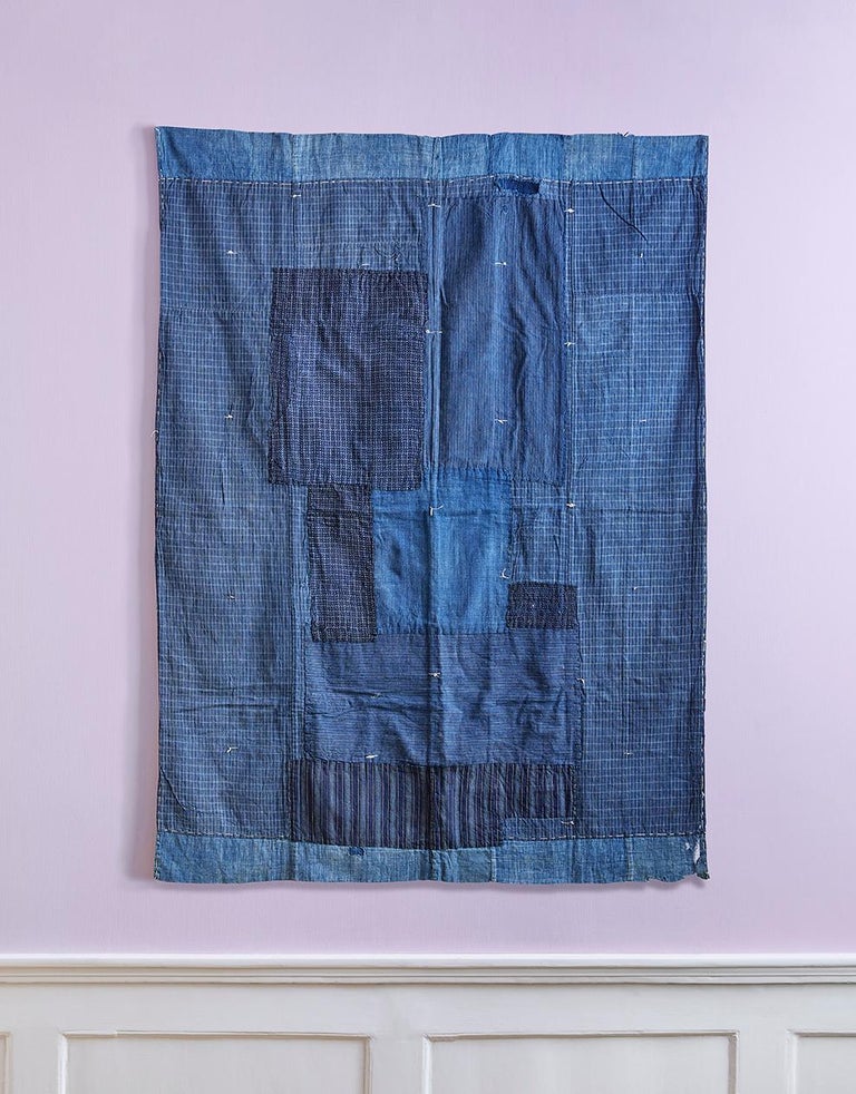 Antique 'Boro' Blue Patched Textile, Japan, Late 19th Century For Sale ...