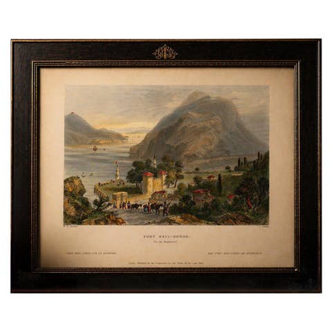 Antique Bosporus View with Beil-Gorod Fort – Bartlett Constantinople, ca.1839