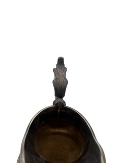 Antica lattiera in argento sterling di Boston cesellata a mano C.C. 1860