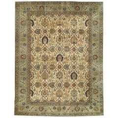 Tapis persan Tabriz ancien en laine fait à la main Doris Leslie Blau
