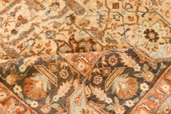 Doris Leslie Blau Antique Persian Tabriz Botanic Handmade Wool Rug