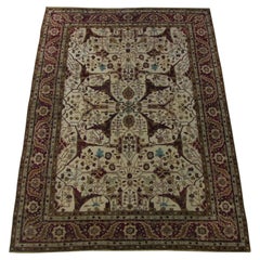 Used Botanical Indian Amritsar Rug