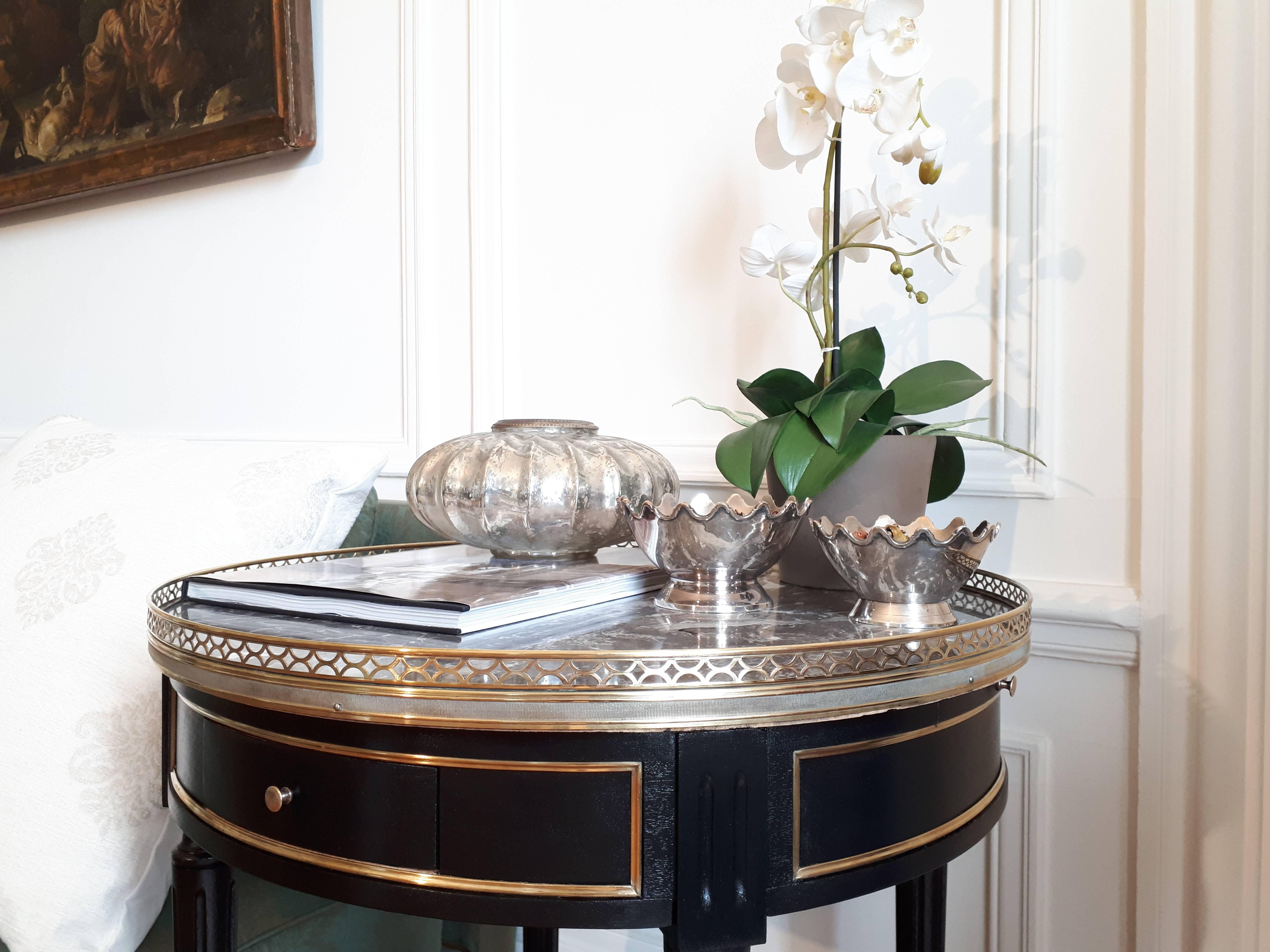 Antique Bouillotte Louis XVI Style Table Gueridon 7