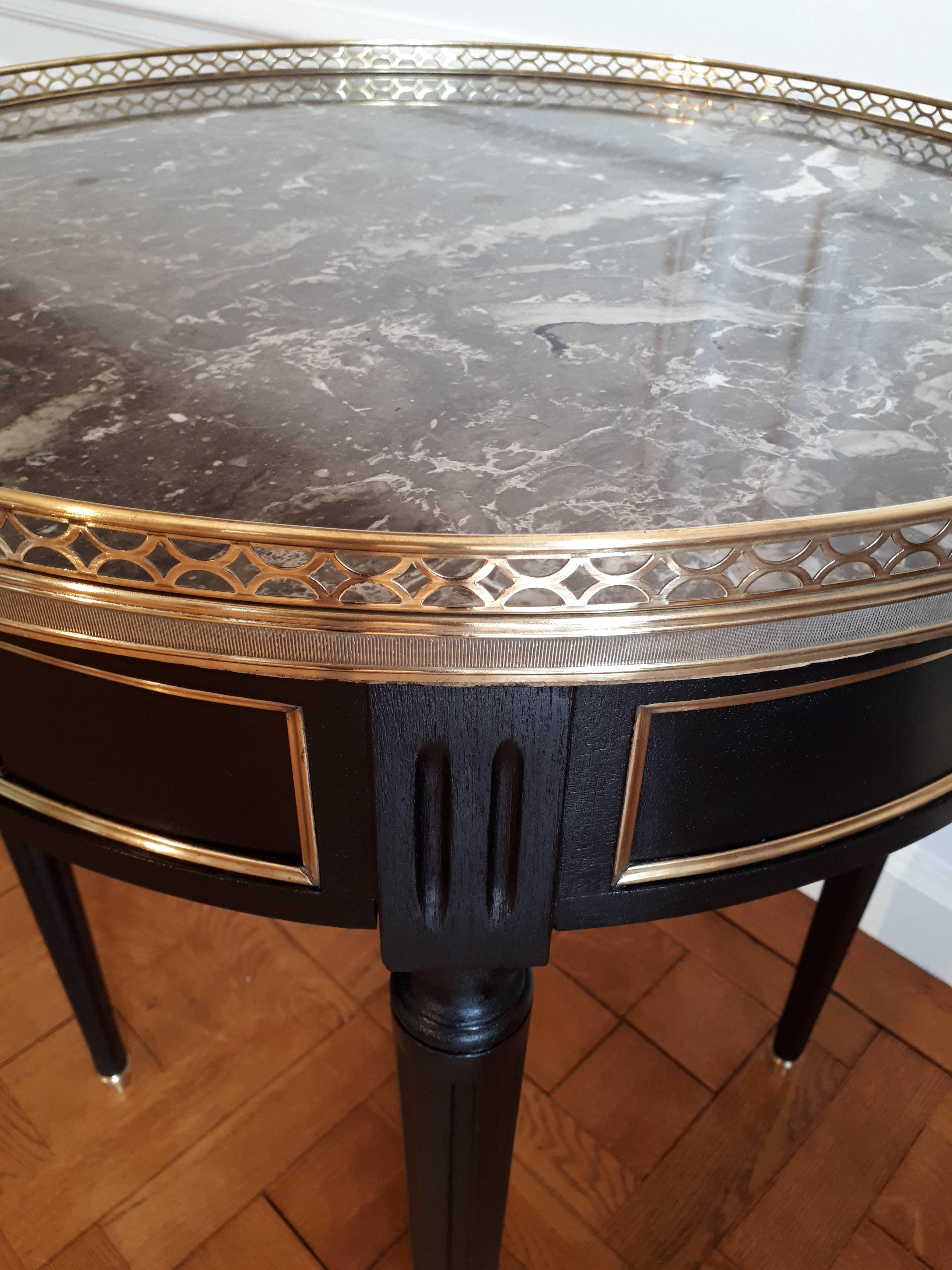 French Antique Bouillotte Louis XVI Style Table Gueridon