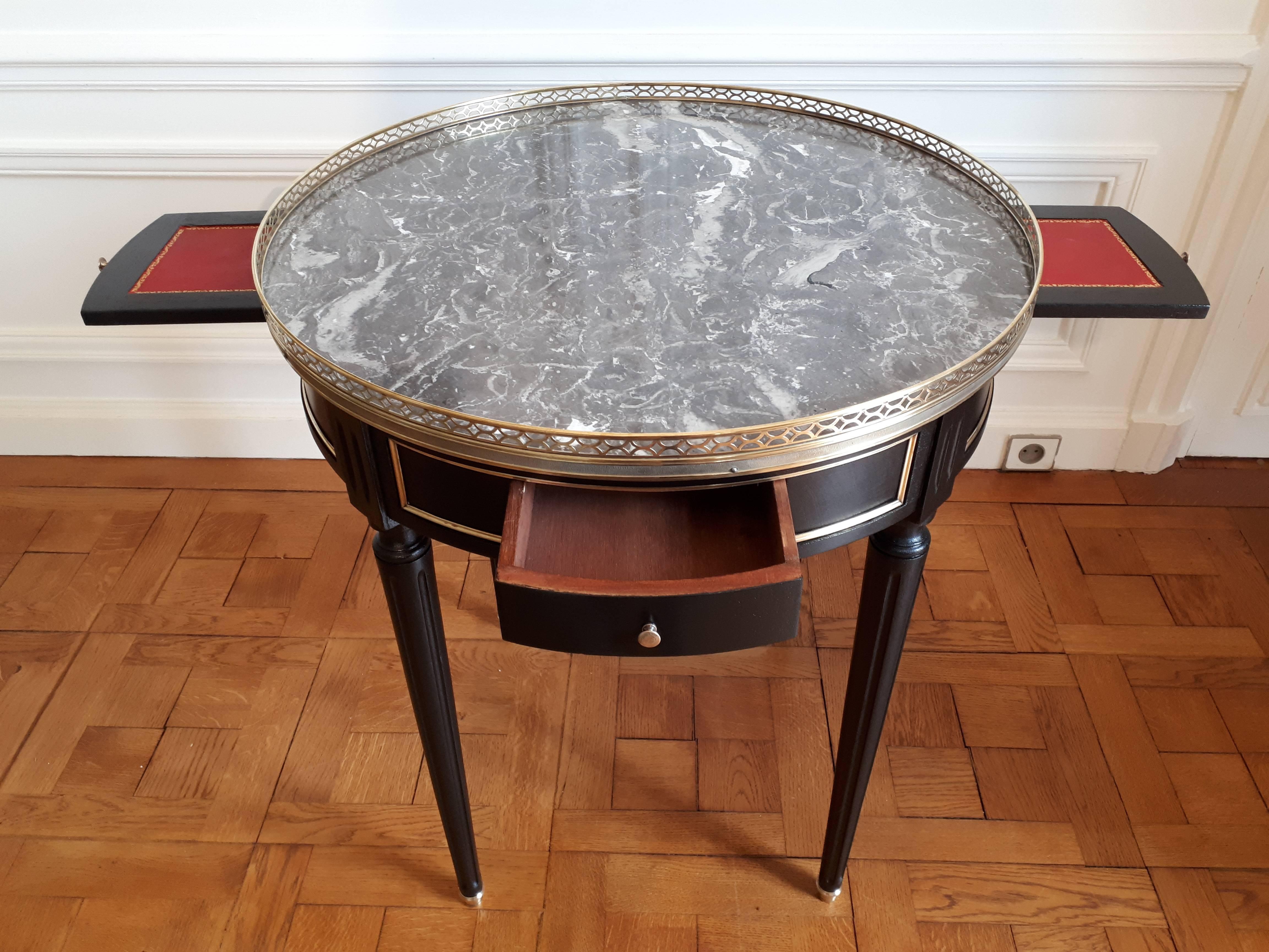 Antique Bouillotte Louis XVI Style Table Gueridon 1