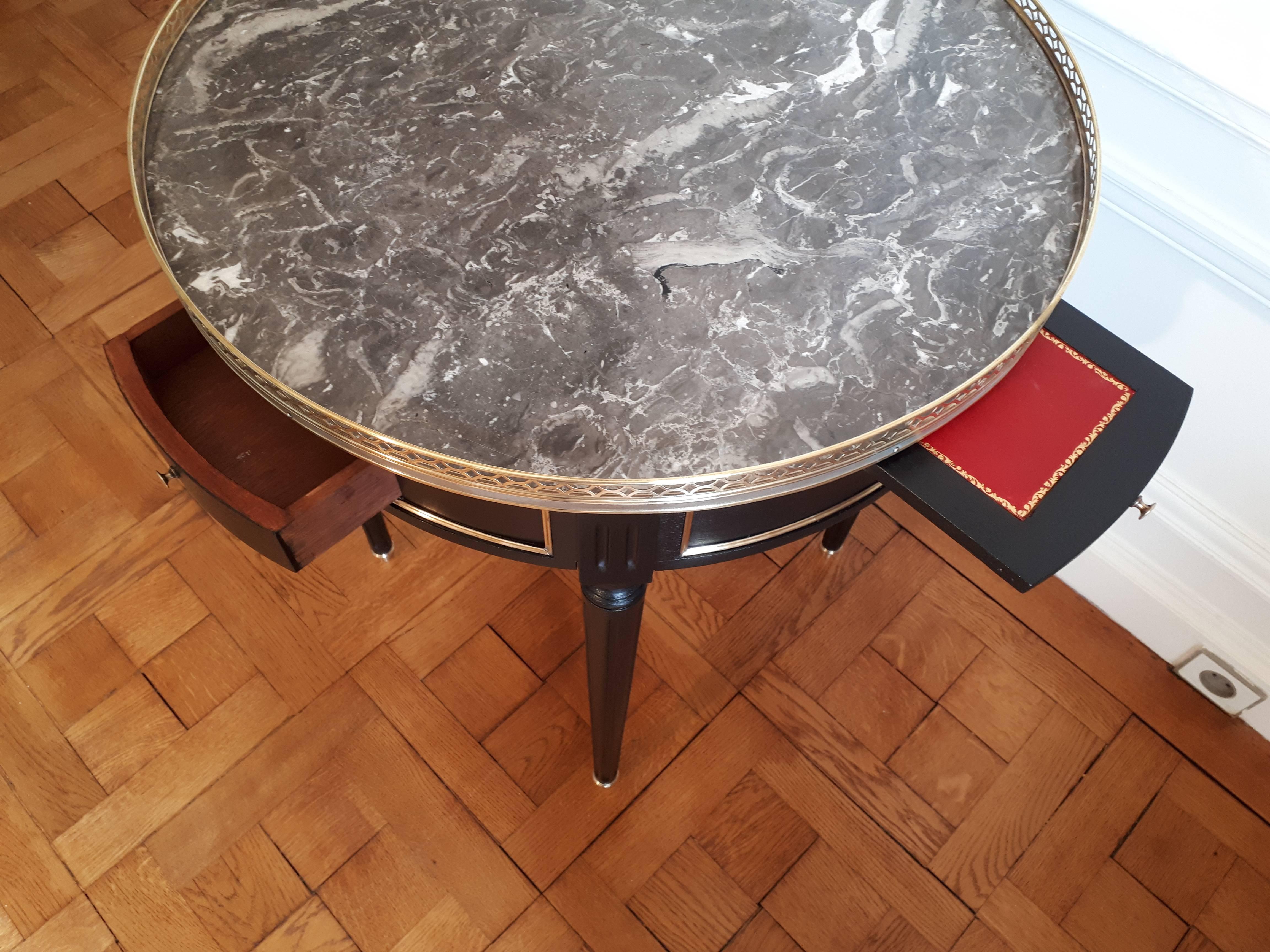 Antique Bouillotte Louis XVI Style Table Gueridon 2