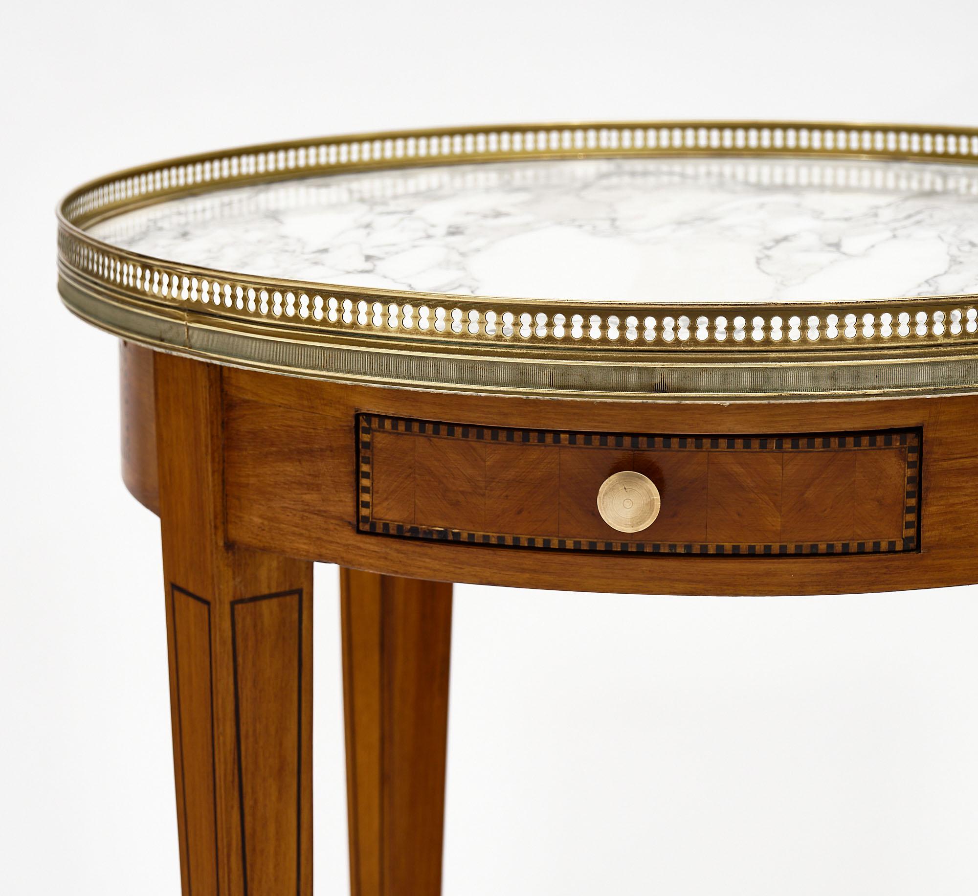 French Antique Bouillotte Table