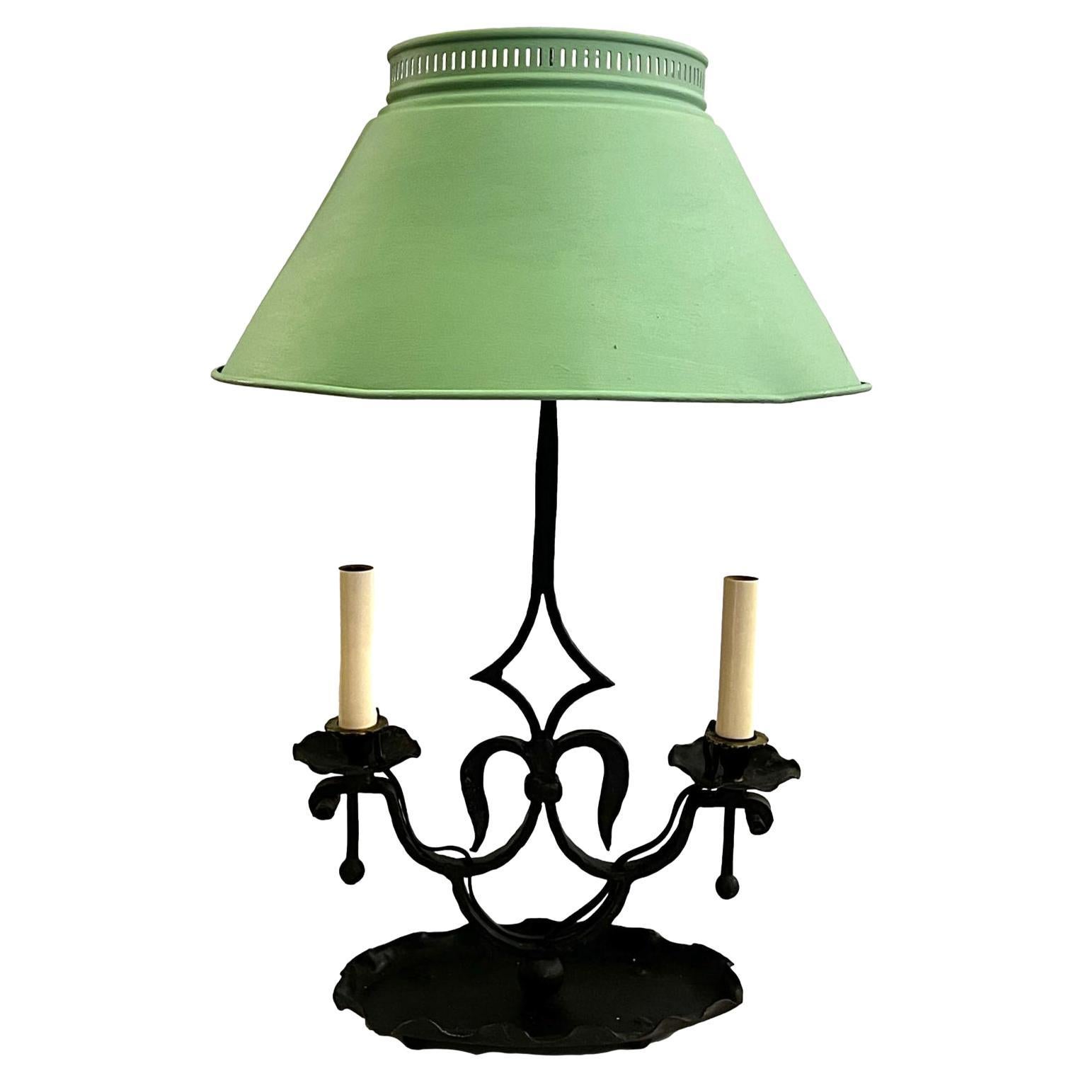 Antique Bouillotte Table Lamp For Sale