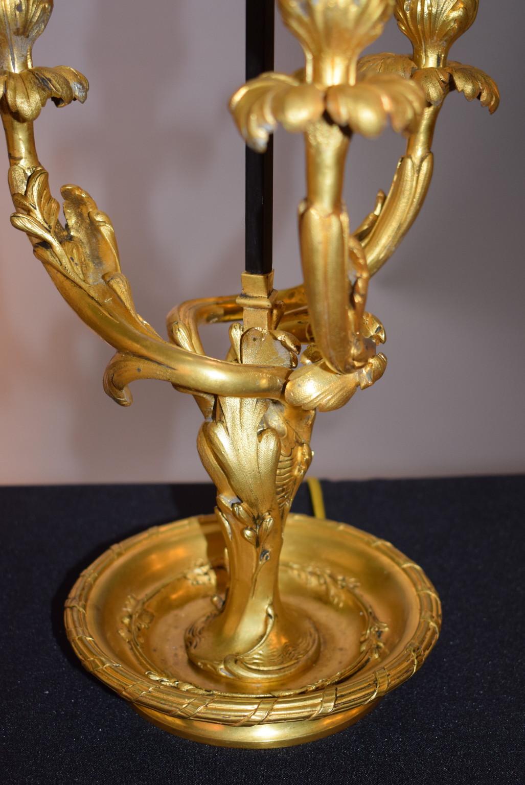 Antique Bouilotte Lamp In Good Condition For Sale In Atlanta, GA