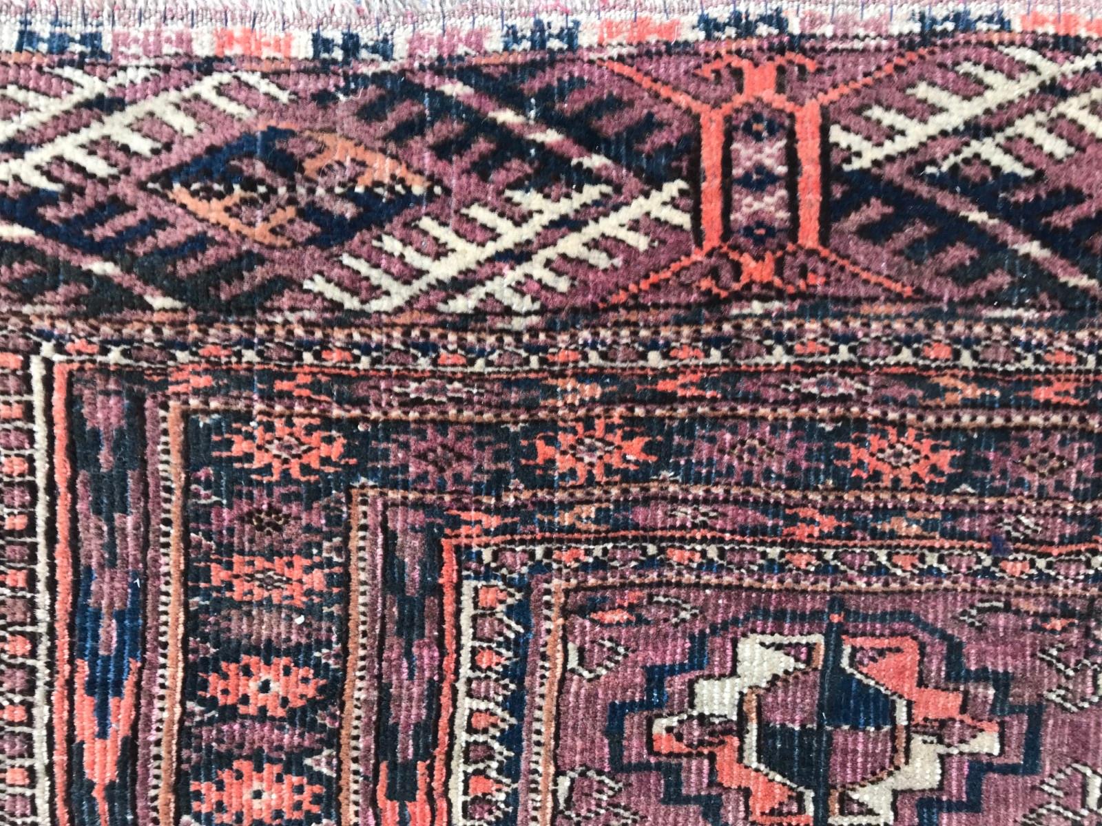Antique Boukhara Afghan Rug For Sale 1