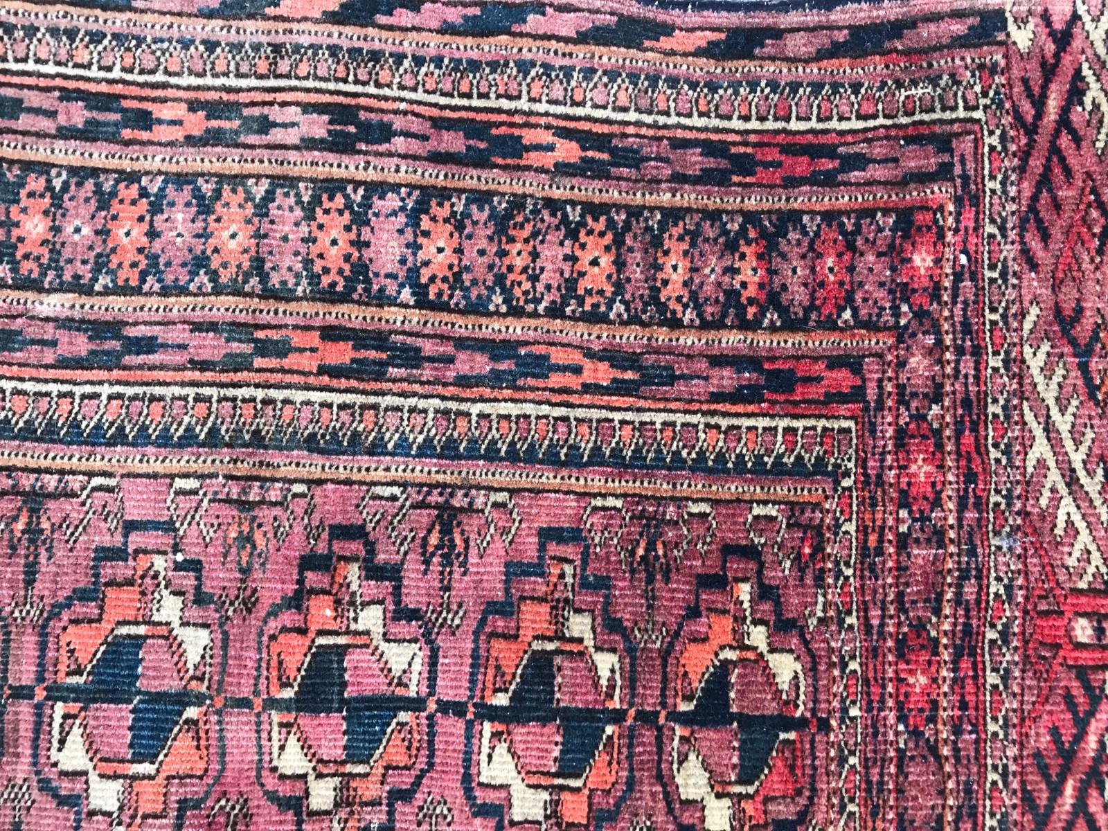Antique Boukhara Afghan Rug For Sale 2