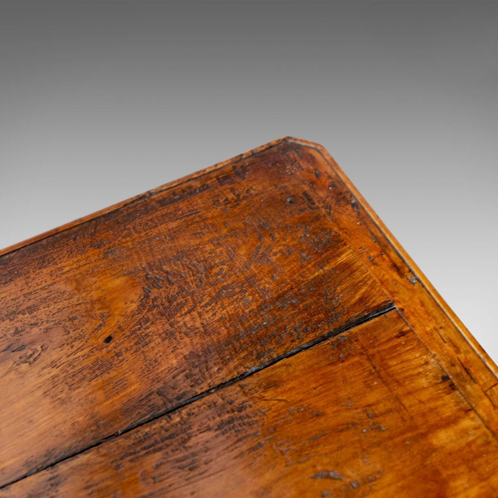 Antique Boulangerie Table, French, Country Kitchen, Bakery, Fruitwood 2