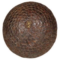 Antico pallone da bocce "17", Pétanque, anni 1880, Francia, Artigianato
