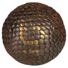 Antico pallone da bocce "6", Pétanque, anni 1880, Francia, Artigianato