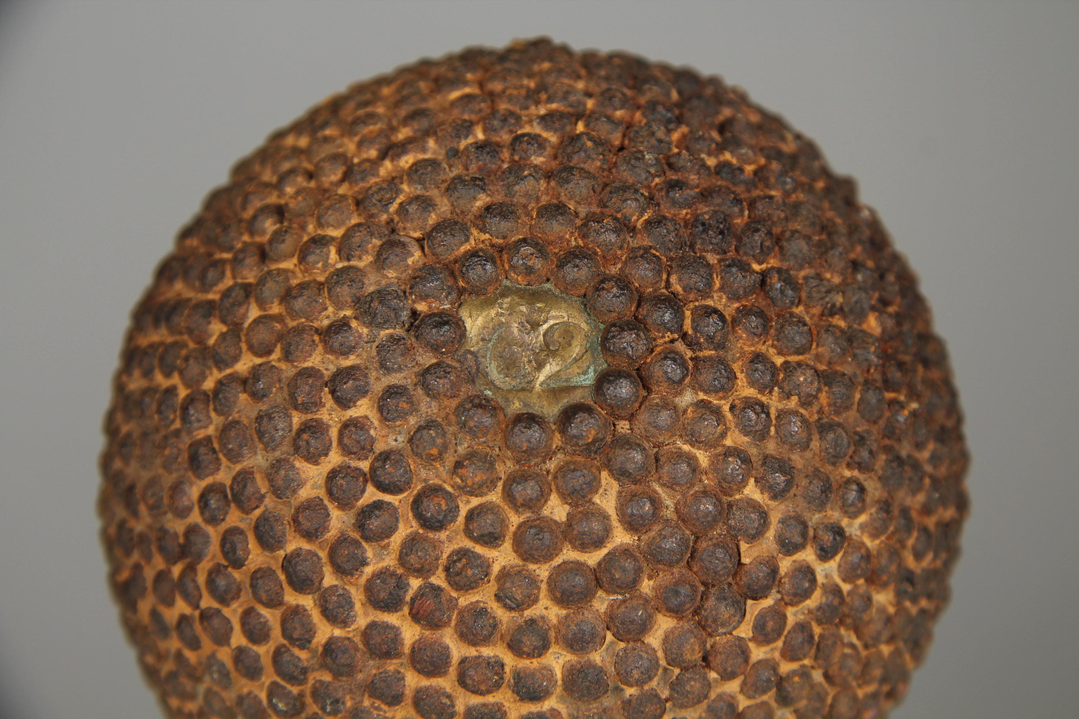 Beautiful, unique Boule ball, France, late 19th Century.

In the 19th century, the manufacture of boules balls underwent significant development in France as the game of boules, particularly the pétanque variant, gained in popularity. The