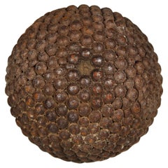 Antico pallone da bocce "B", Pétanque, 1880, Francia, Artigianato