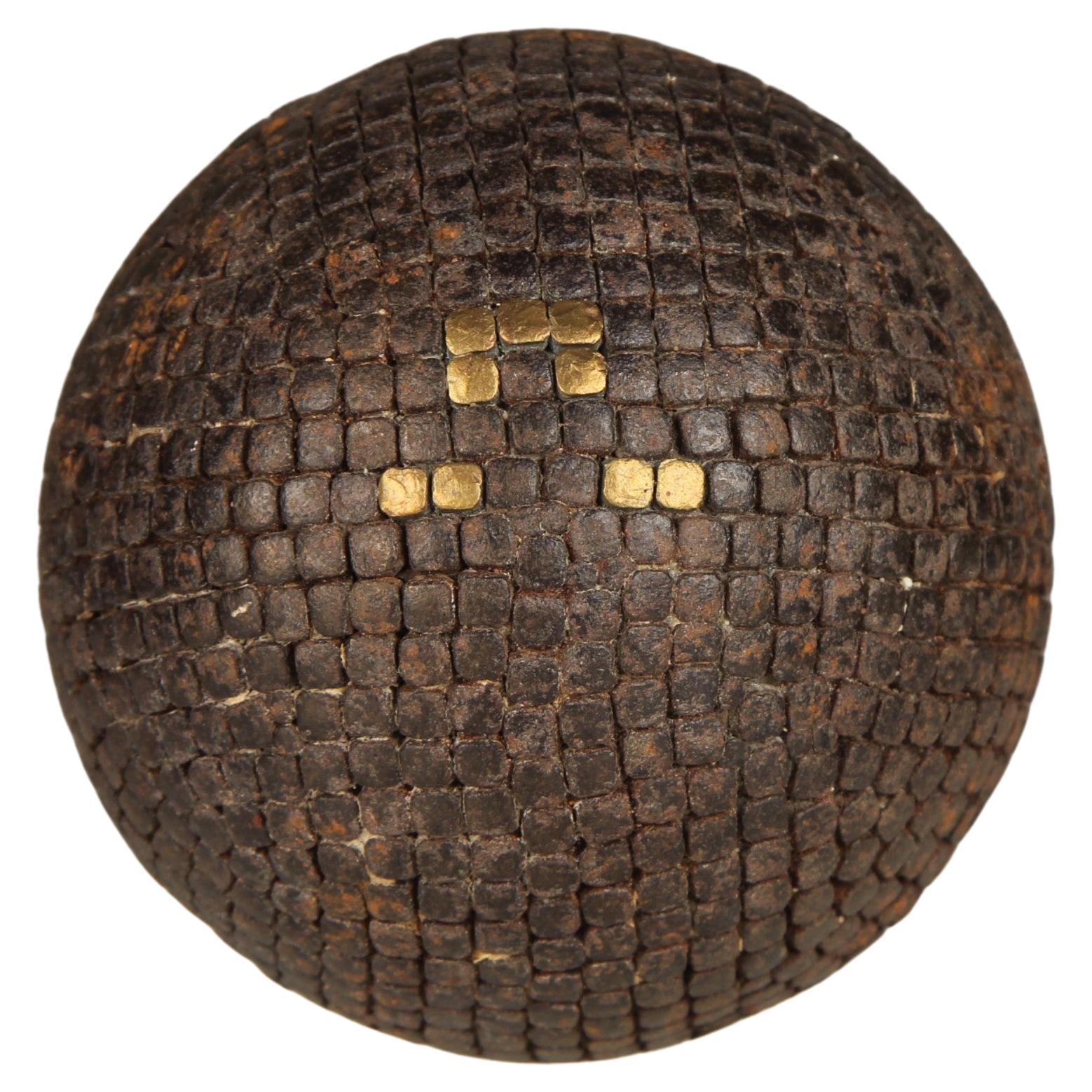 Antique Boule Ball Brass Decor, Pétanque, 1880s, France, Craftsmanship