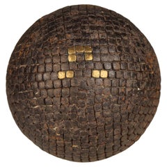 Antiguo Decoración Boule Ball Latón, Petanca, Década de 1880, Francia, Artesanía
