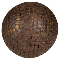 Antico pallone da bocce "D. A.", Pétanque, 1880, Francia, Artigianato