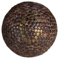 Used Boule Ball "G", Pétanque, 1880s, France, Craftsmanship