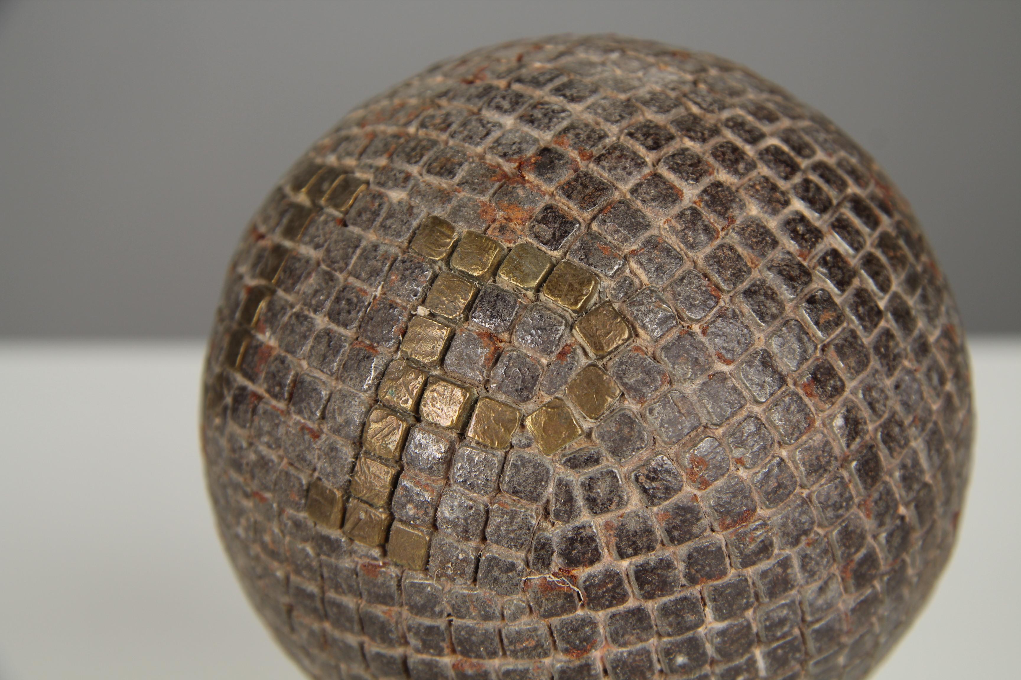 Beautiful, unique Boule ball, France, late 19th Century.

In the 19th century, the manufacture of boules balls underwent significant development in France as the game of boules, particularly the pétanque variant, gained in popularity. The
