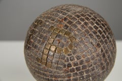 Antique Boule Ball "J P", Pétanque, 1880s, France, Craftsmanship