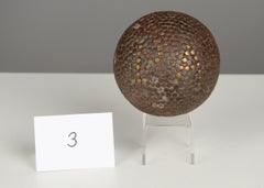 Antique Boule Ball "P A", Pétanque, 1880s, France, Craftsmanship