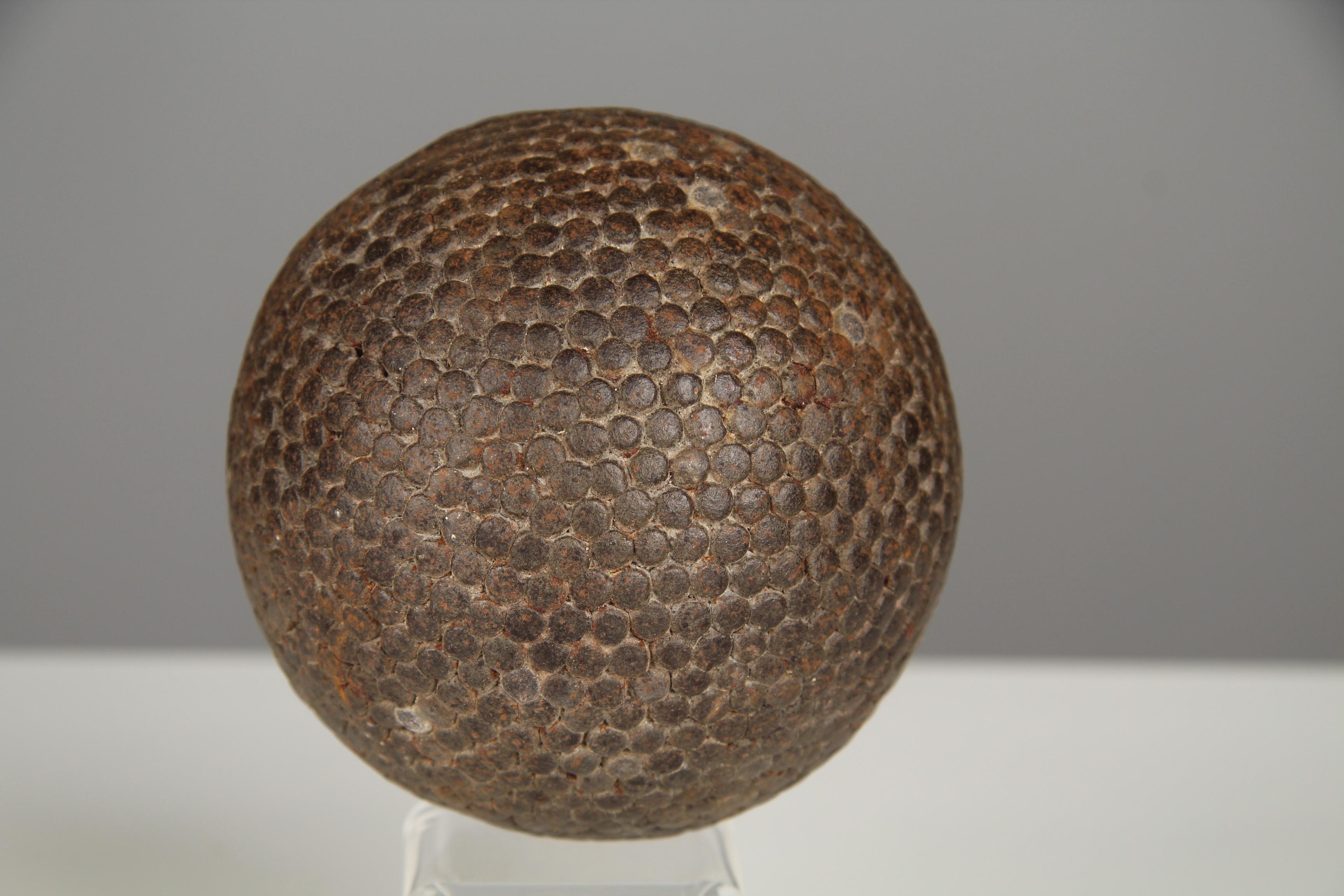 Hand-Carved Antique Boule Ball 