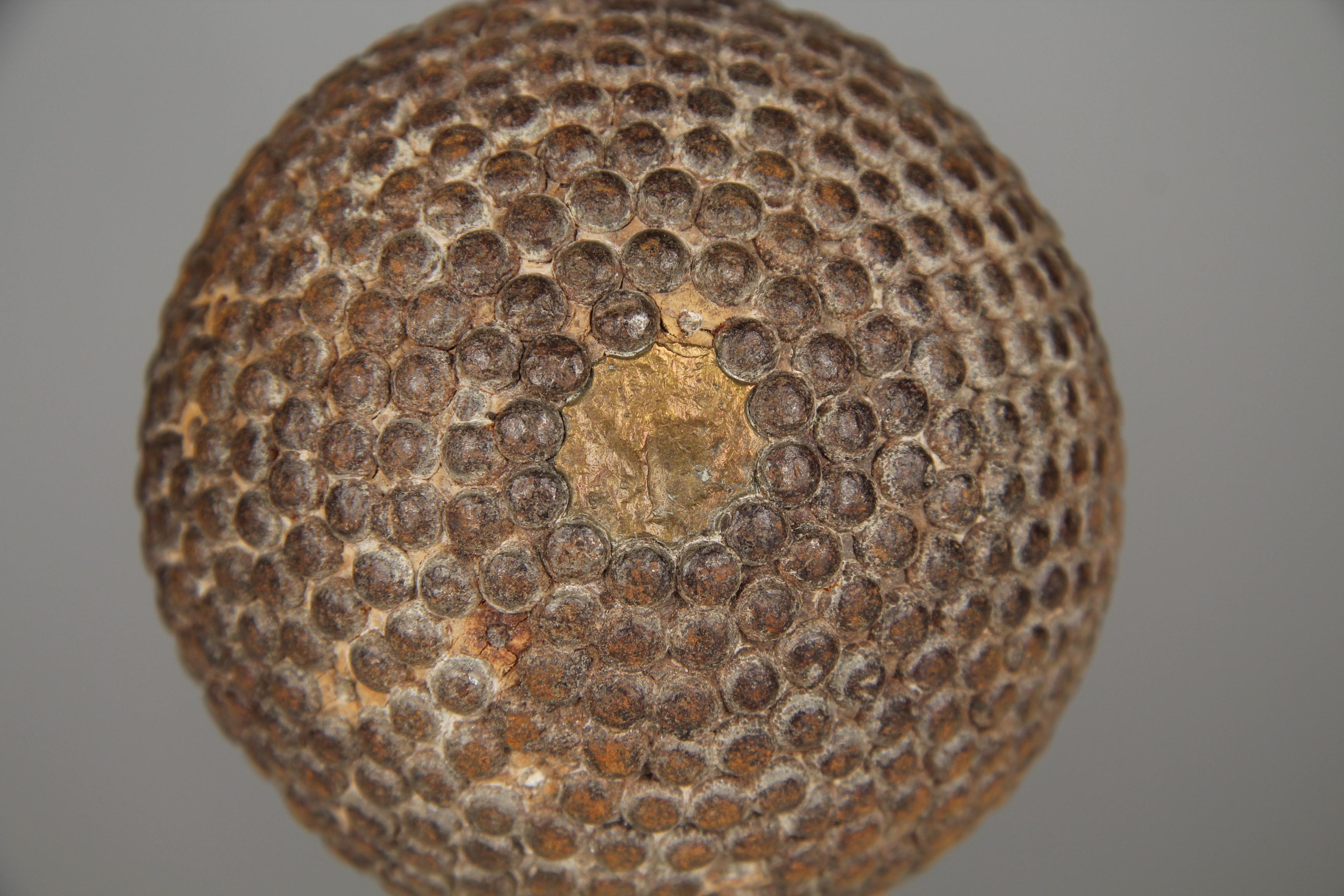 Beautiful, unique Boule ball, France, late 19th Century.

In the 19th century, the manufacture of boules balls underwent significant development in France as the game of boules, particularly the pétanque variant, gained in popularity. The