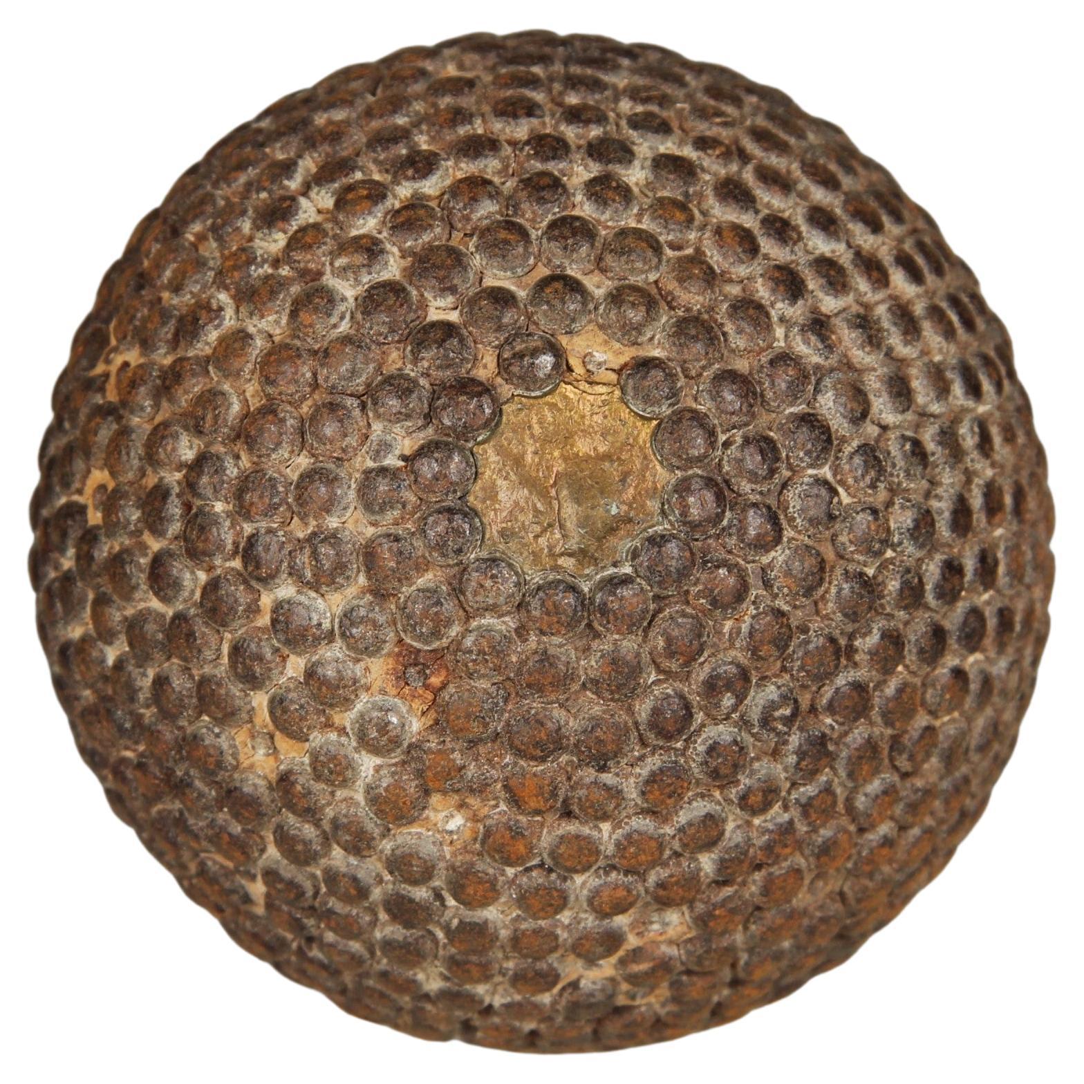 Antique Boule Ball, Pétanque, 1880s, France, Craftsmanship