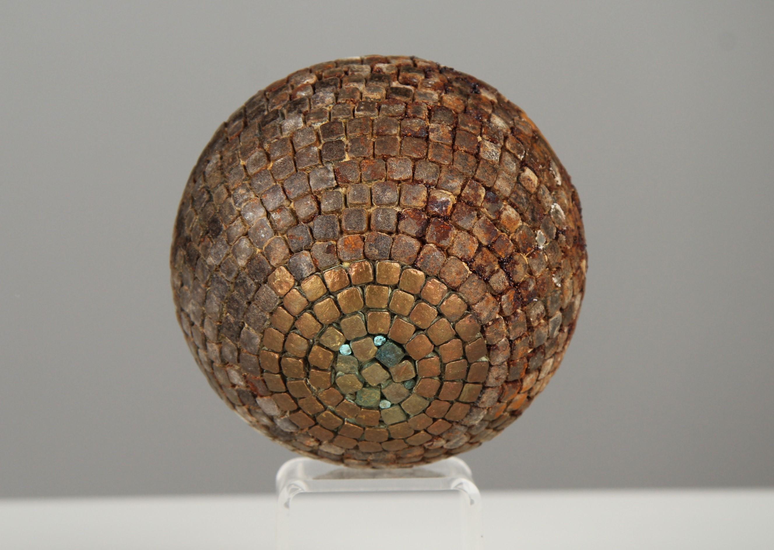 Pelota de petanca antigua con decoración circular, Petanca, Década de 1880, Francia, Artesanía Victoriano tardío en venta