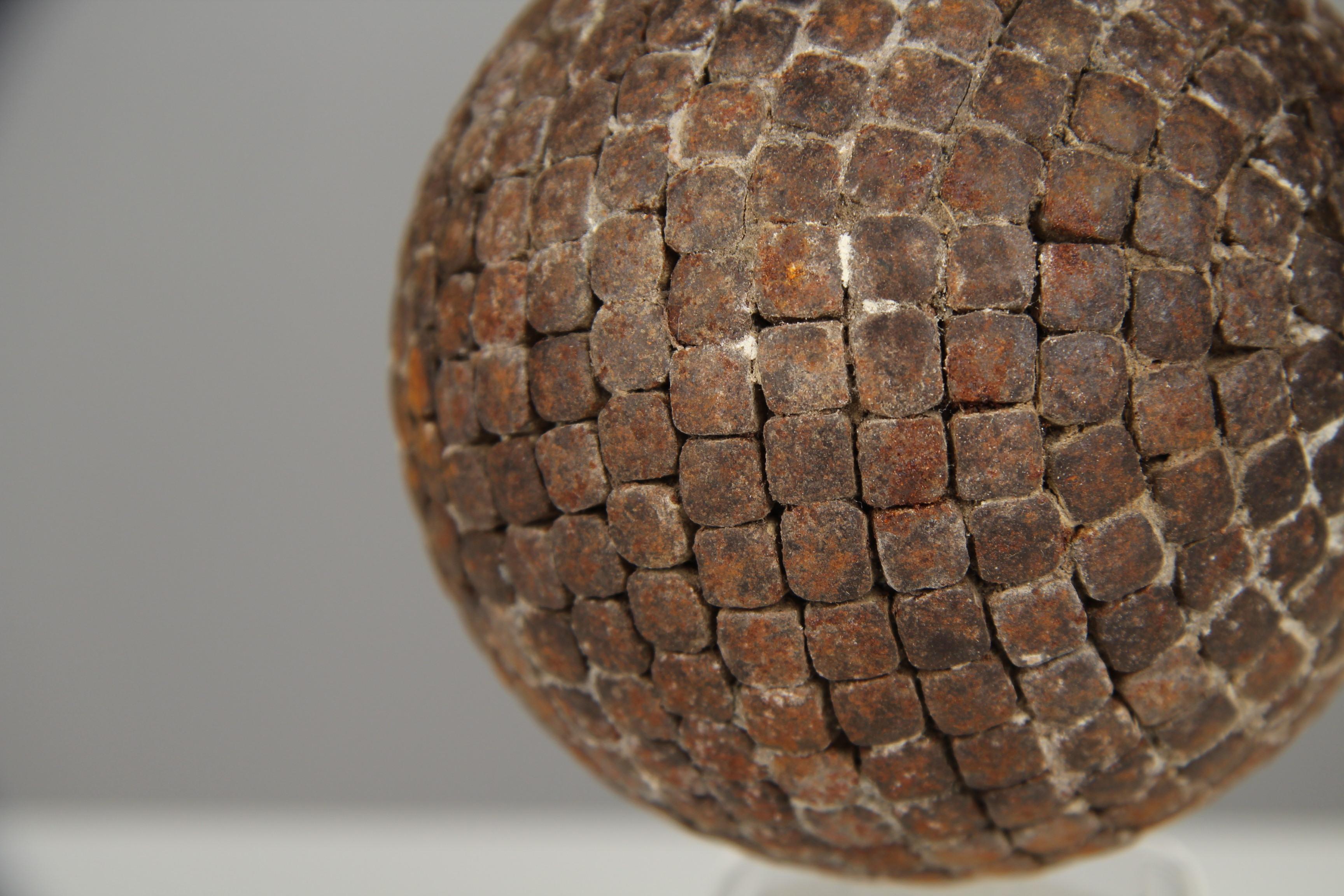 Pelota de petanca antigua con decoración floral, Petanca, Década de 1880, Francia, Artesanía Victoriano tardío en venta
