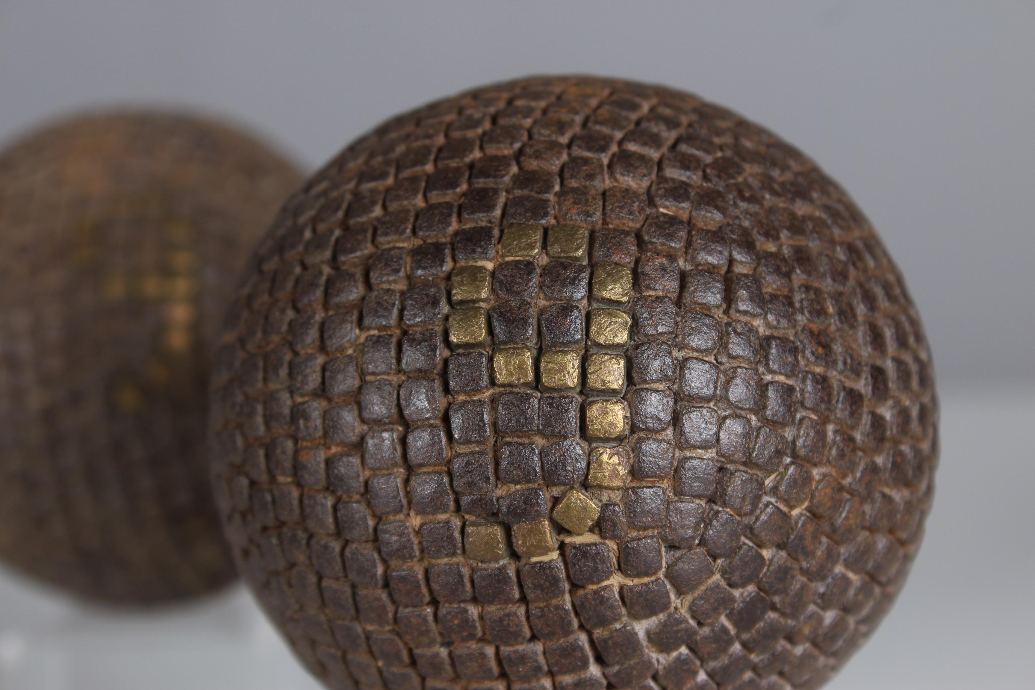 French Antique Boule Balls Set 