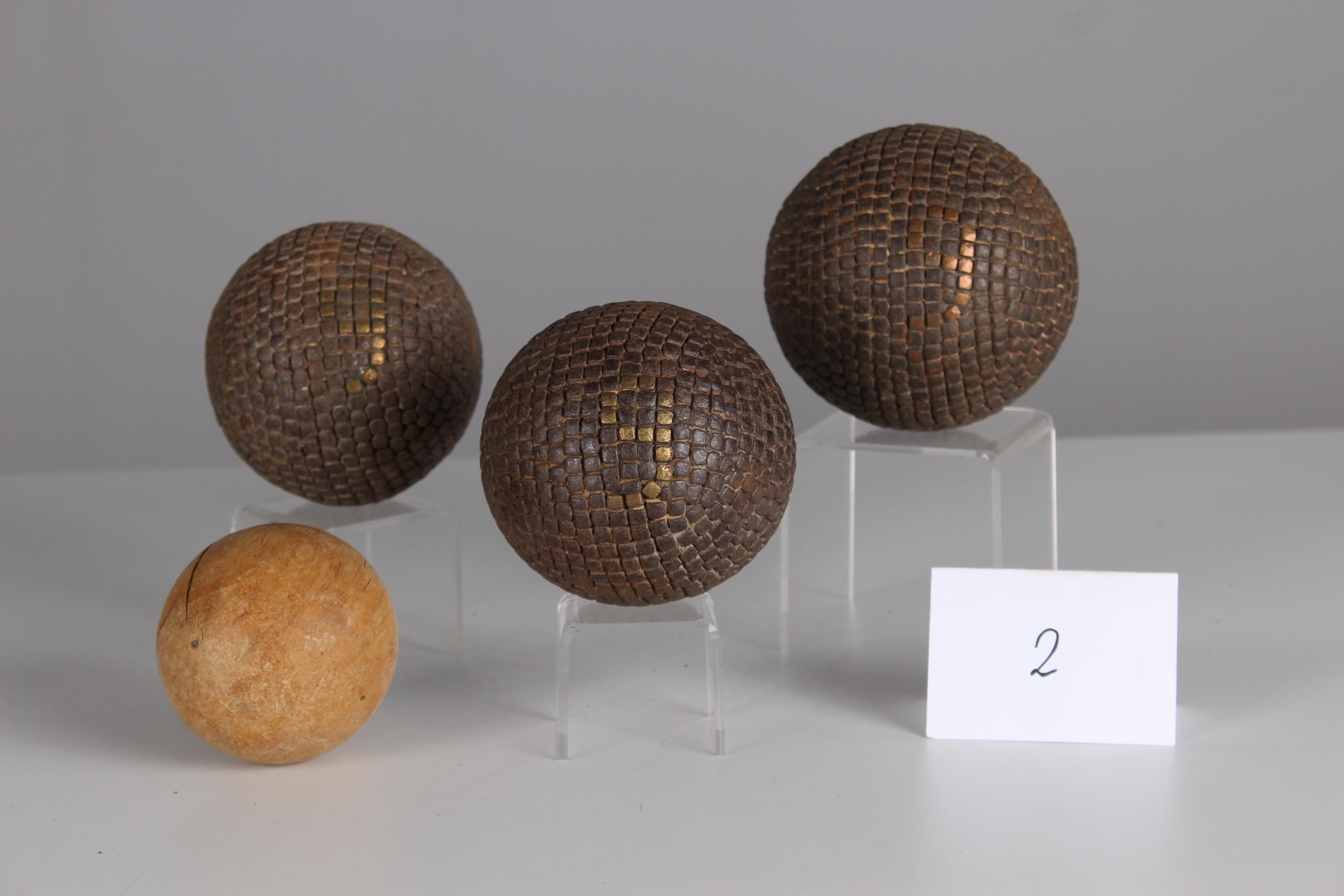 Antique Boule Balls Set 