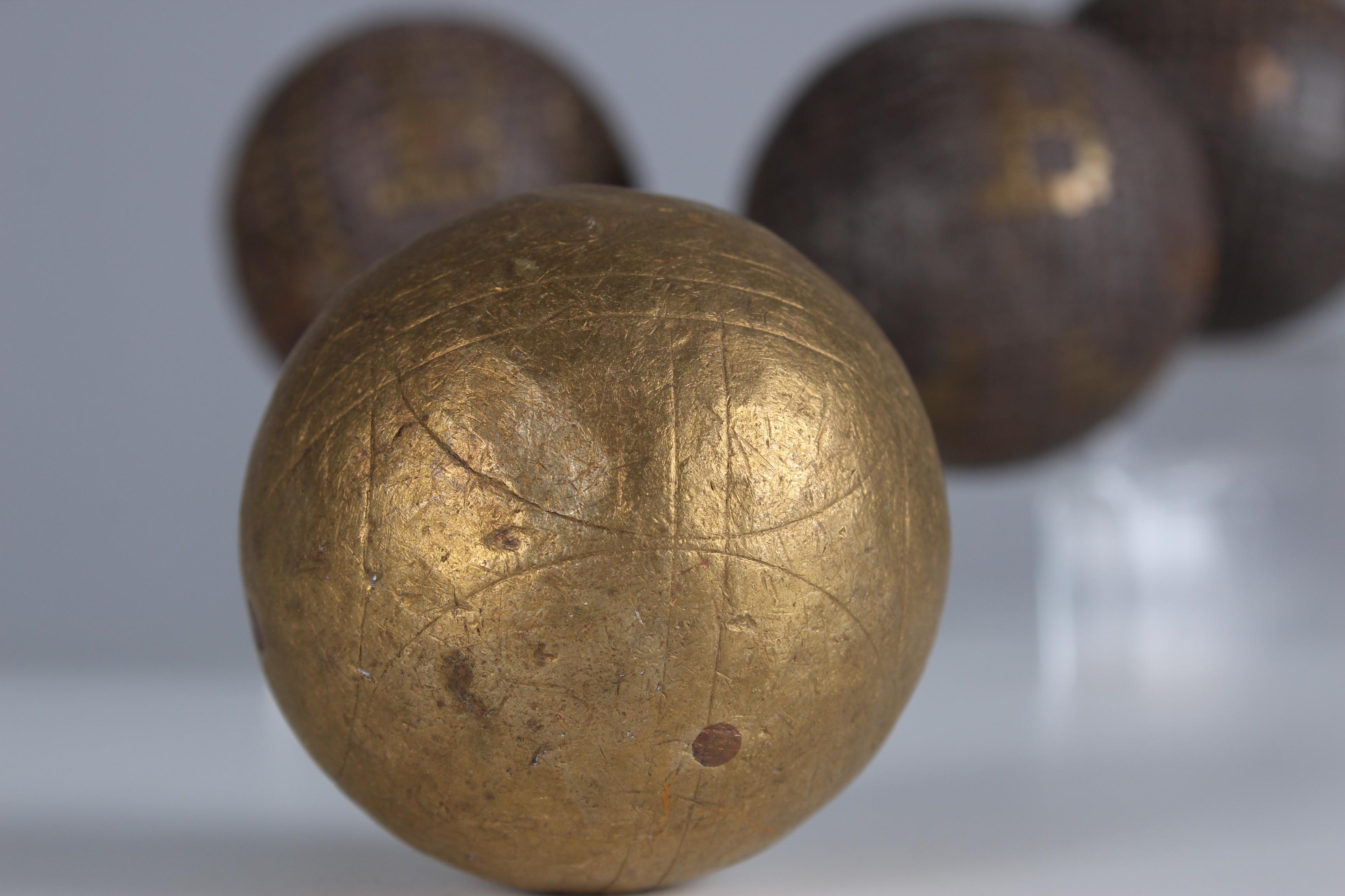 Antique Boule Balls Set 