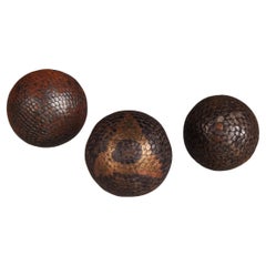 Antike Boule-Kugeln Satz "B", Pétanque, 1880er Jahre, Frankreich, Handwerkskunst