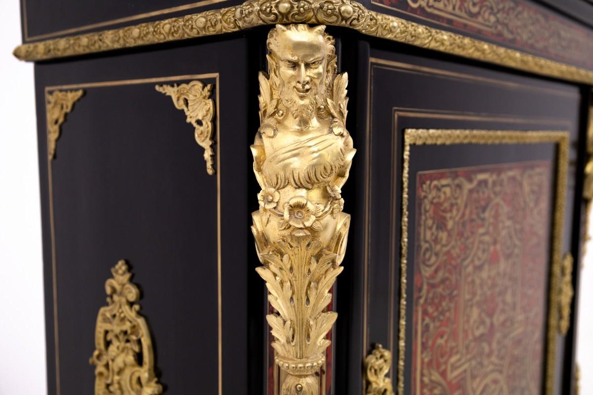Antica cassettiera Boulle della metà del XIX secolo, Francia. in vendita 4