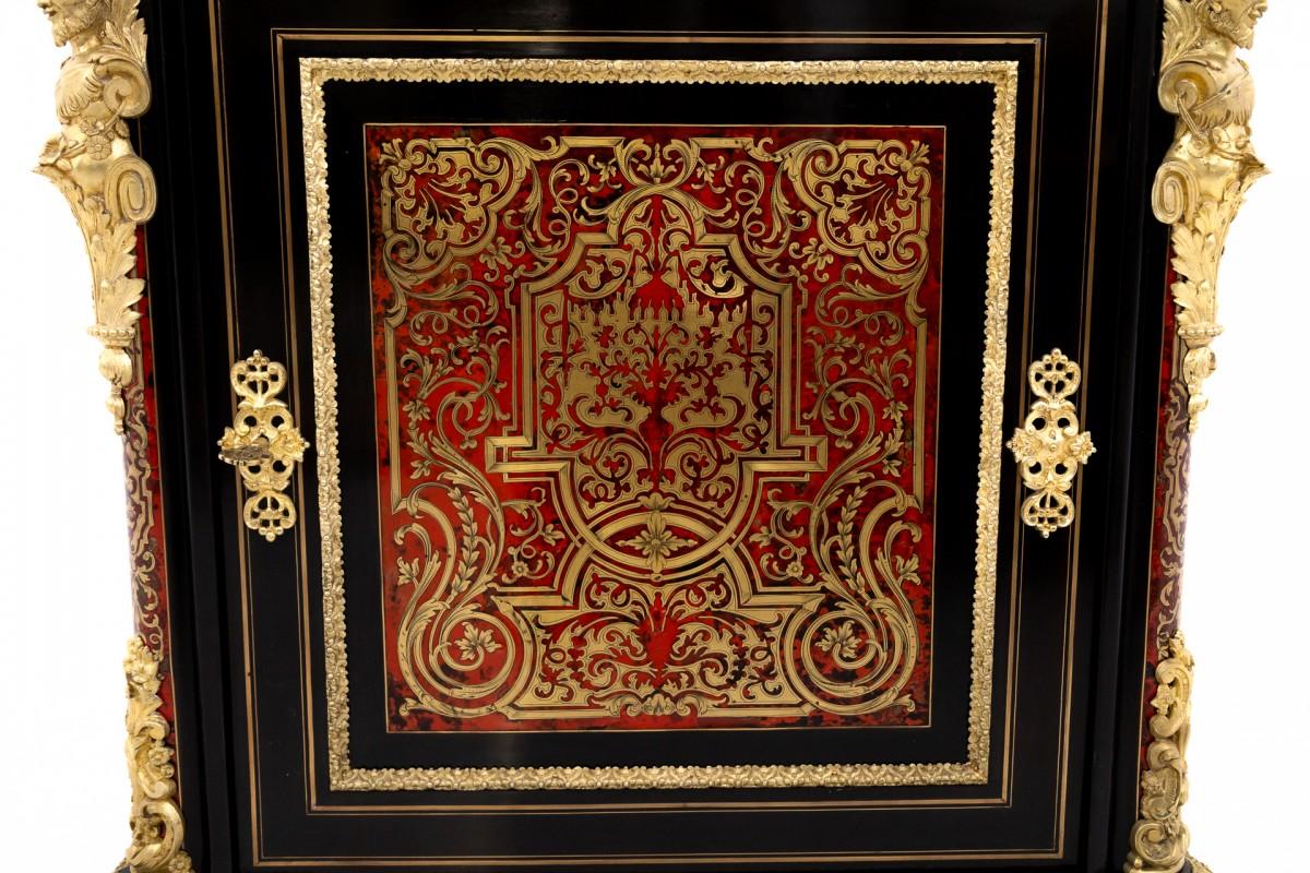 Antica cassettiera Boulle della metà del XIX secolo, Francia. in vendita 5