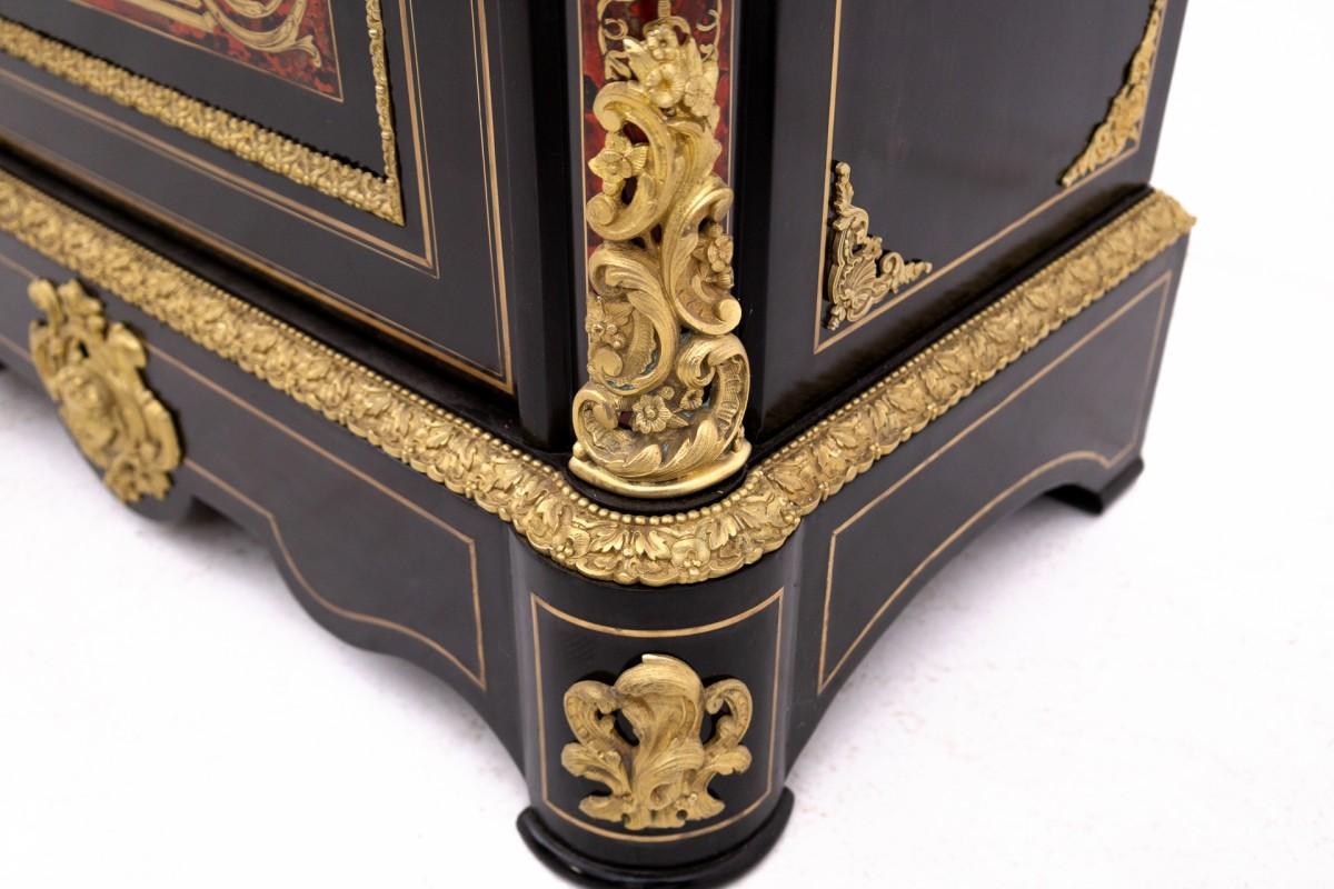 Antica cassettiera Boulle della metà del XIX secolo, Francia. in vendita 7
