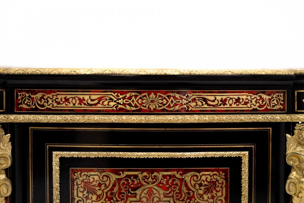 Antica cassettiera Boulle della metà del XIX secolo, Francia. in vendita 2