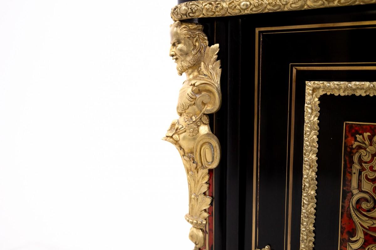 Antica cassettiera Boulle della metà del XIX secolo, Francia. in vendita 3