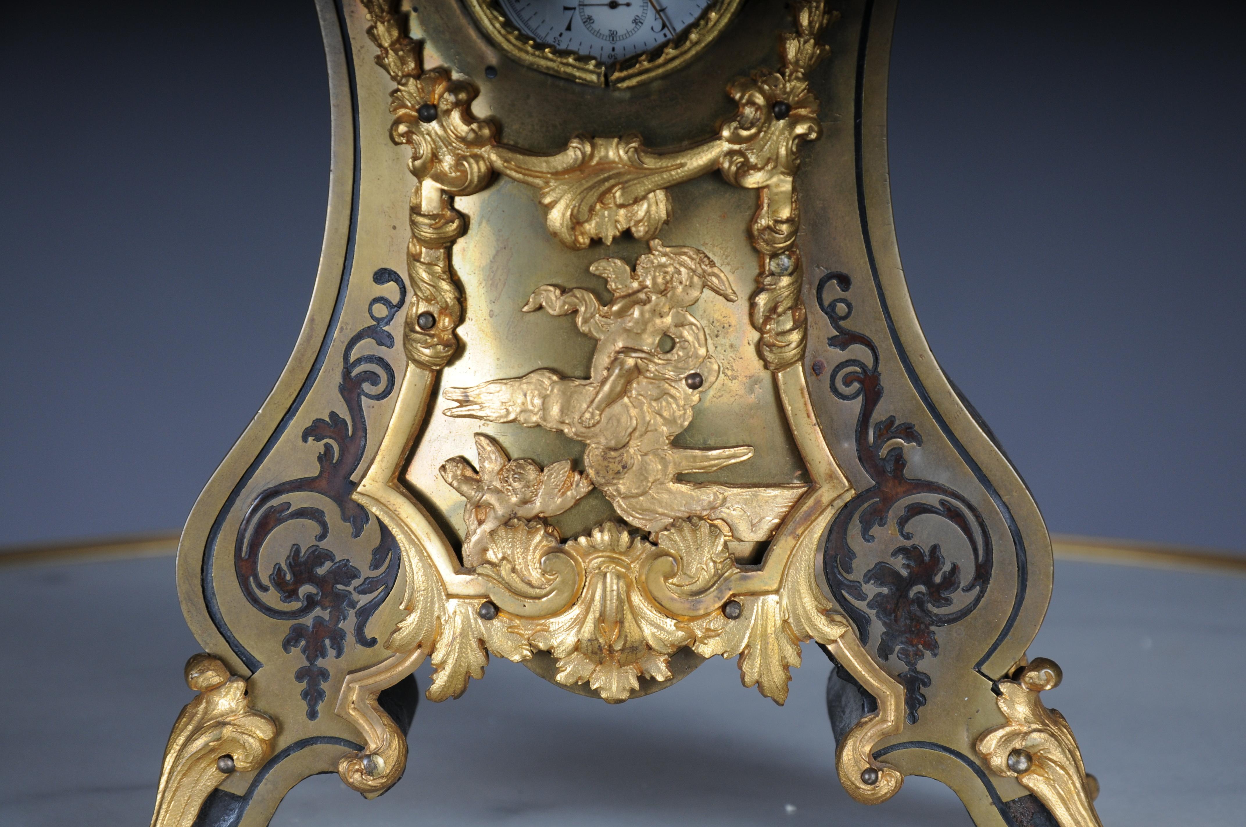 Dorato Antico Boulle Porte Montre/porta orologi da tasca 1830-1840 in vendita